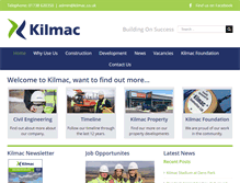 Tablet Screenshot of kilmac.co.uk